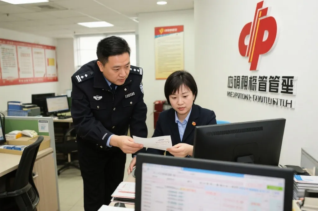 信息保护与官方调查插画